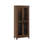 Glass Door Pantry Cupboard