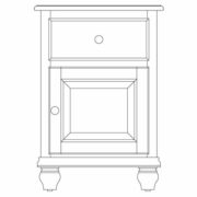 Bridgeport Door Nightstand
