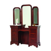 Louis Phillipe Vanity and Dressing Bench
