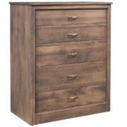 Vermilion 40" Five Drawer Chest