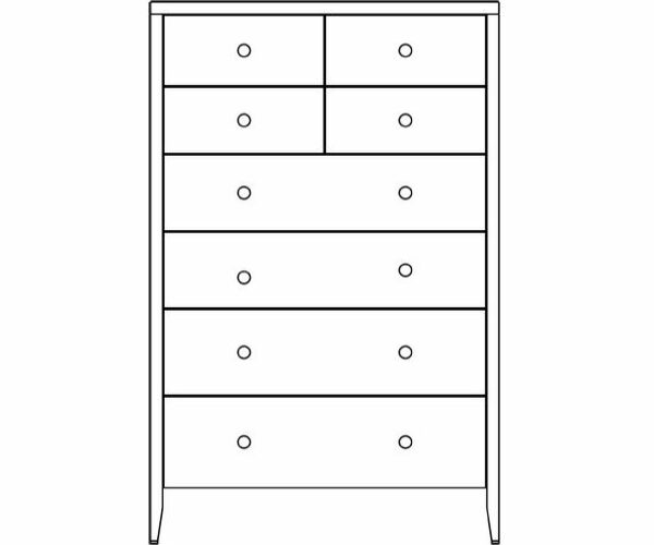 Renaissance 8-Drawer Chest