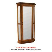 Tall Corner Curio