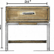 Manhattan Open Nightstand - Image 3