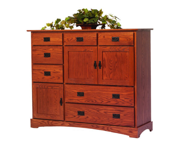 Old English Mission Grande Door Chest
