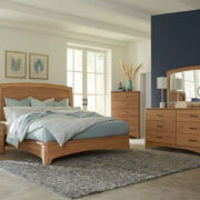 Woodmont Bed With Fabric Headboard - Image 4