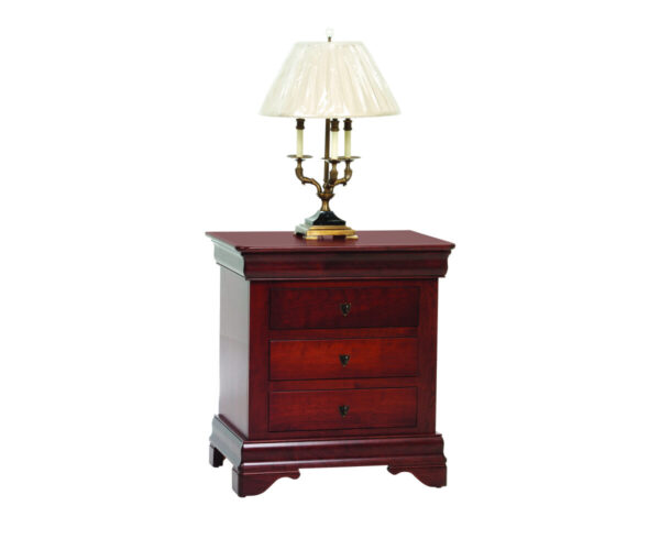 Louis Phillipe 3 Drawer Nightstand