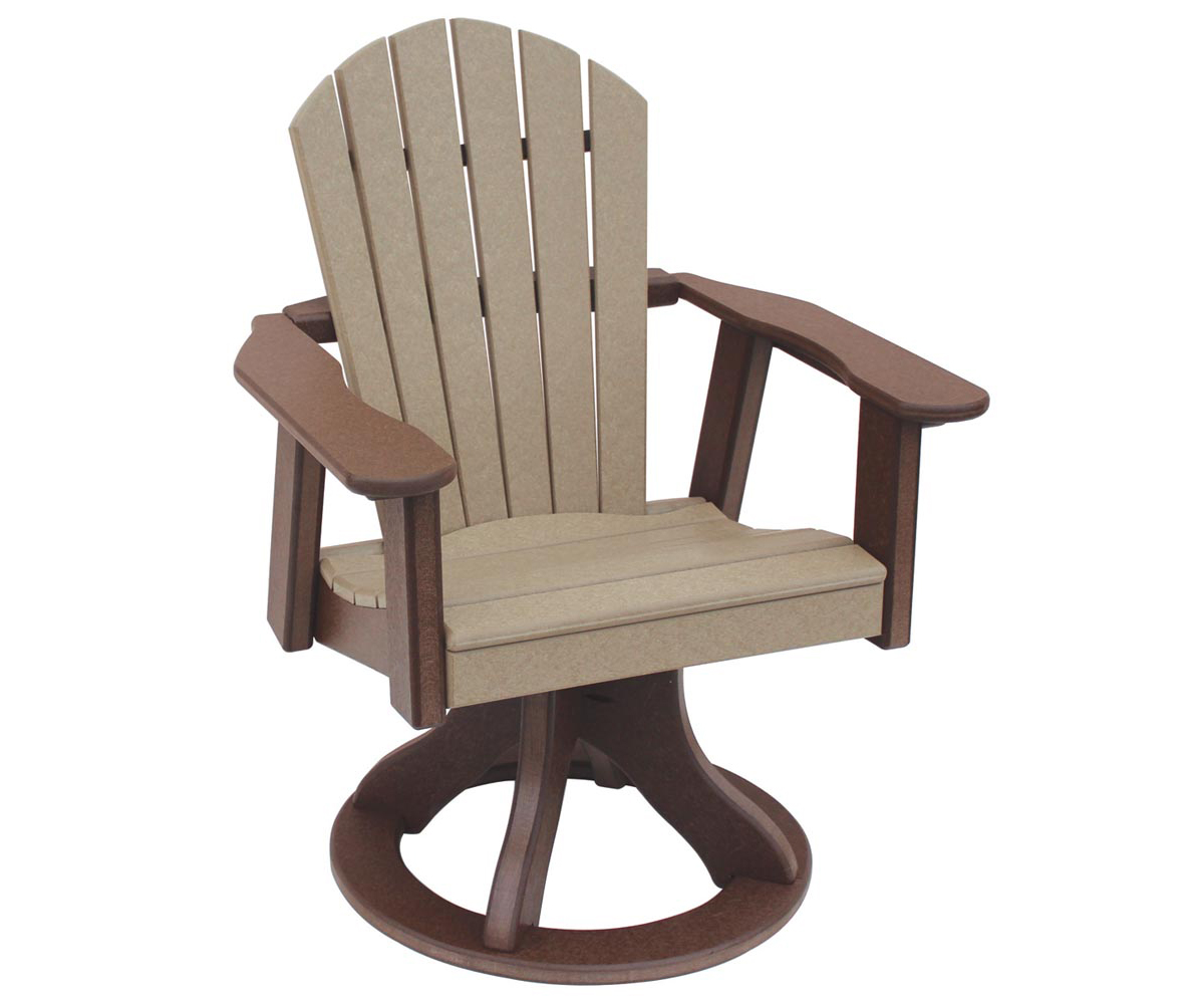 Comfy-Back Swivel Dining Chair