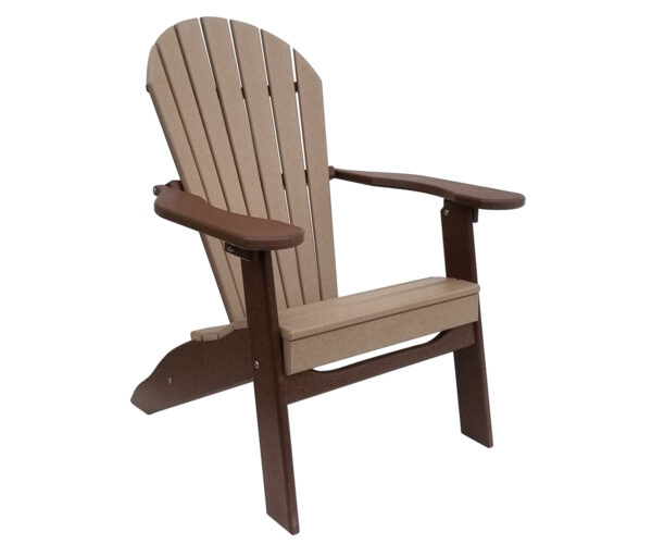 Comfy-Back Folding Adirondack Chair