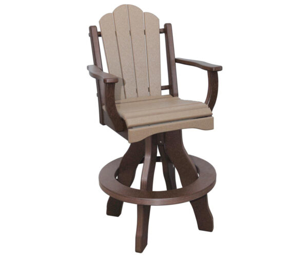 Daisy Arm Swivel Bar Chair