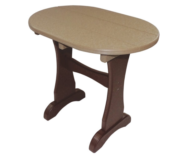 Oval End Table