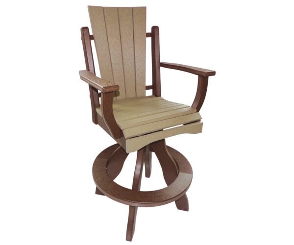 Daisy Square Swivel Bar Chair