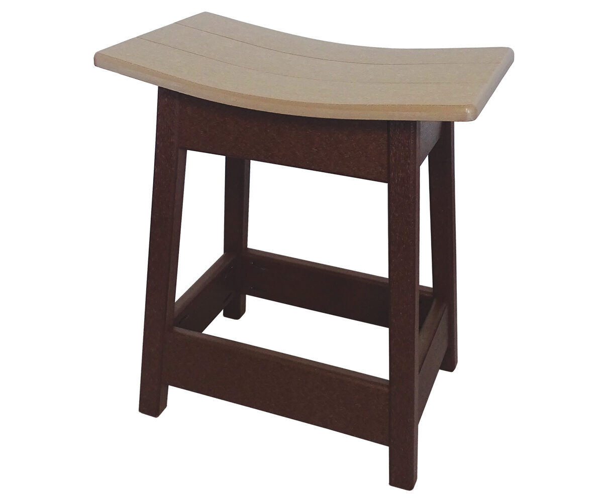 Counter Square Saddle Stool