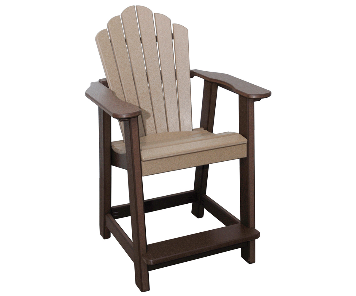 Snuggle-Back Counter Chair