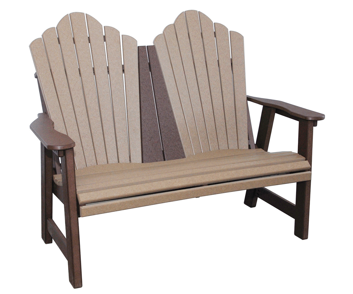 Snuggle-Back Garden Bench