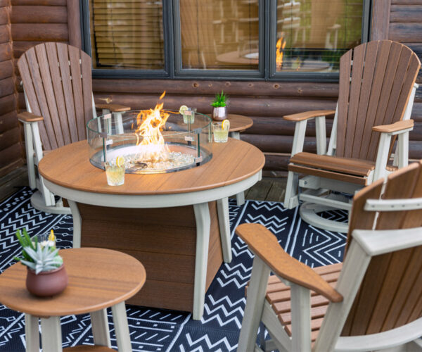 Round Fire Table Collection