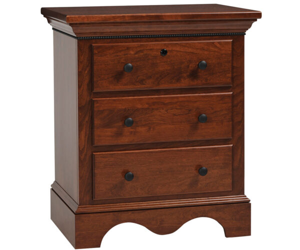 Merlot 3 Drawer Nightstand
