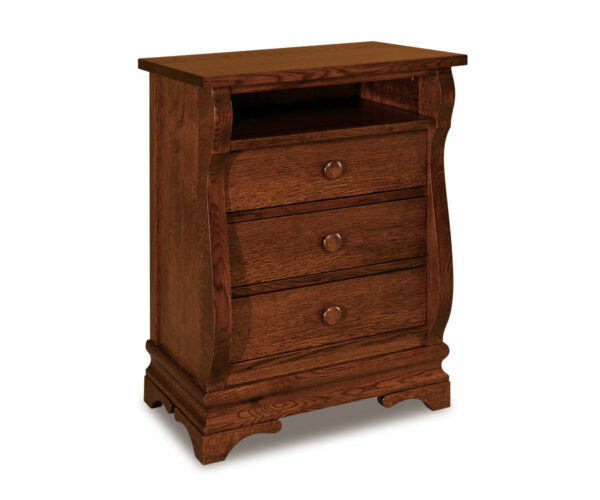 Chippewa Sleigh 3 Drawer Nightstand - 25¼"W
