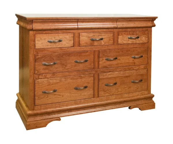 Heirloom Sleigh 7 Drawer Dresser